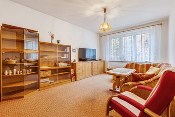 Obývací pokoj - Prodej bytu 2+1 v osobním vlastnictví 54 m², Karlovy Vary