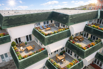 vizualizace teras - Prodej bytu 4+kk v osobním vlastnictví 162 m², České Budějovice