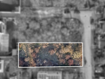 Vyznačení pozemku - Prodej pozemku 960 m², Praha 5 - Slivenec