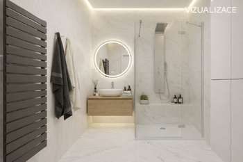 Vizualizace - Prodej bytu 3+1 v osobním vlastnictví 81 m², Brno