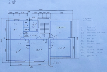 Pronájem kancelářských prostor 121 m², Praha 4 - Krč