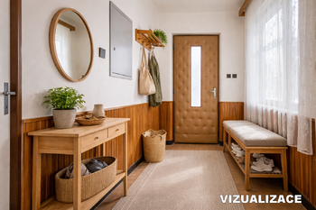 Předsíň - vizualizace - Prodej domu 176 m², Výkleky