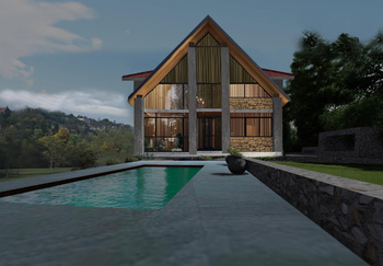 vizualizace - Prodej domu 260 m², Choteč