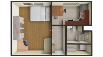 Pronájem bytu 1+1 v osobním vlastnictví 35 m², Pardubice