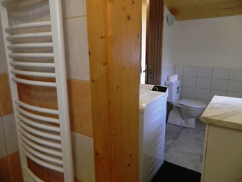 Koupelna a WC. - Prodej chaty / chalupy 65 m², Chotoviny