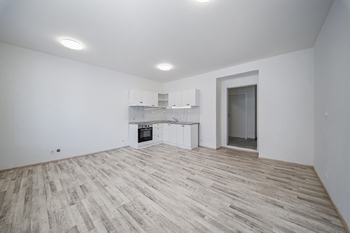 kuchyňský kout - Prodej bytu 2+kk v osobním vlastnictví 48 m², Brno