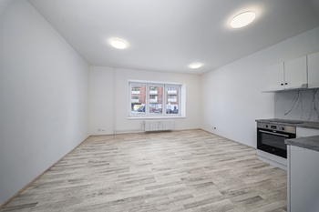 obývací pokoj - Prodej bytu 2+kk v osobním vlastnictví 48 m², Brno