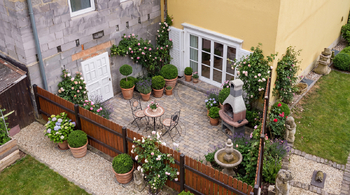 NÁVRH úprav - dvorek - Prodej domu 160 m², Mimoň