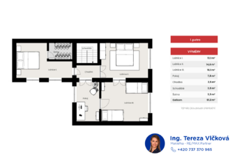 2. NP - 1. patro - Prodej domu 160 m², Mimoň
