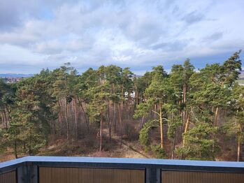 Pohled z lodžie II - Pronájem bytu 3+1 v osobním vlastnictví 73 m², Třebíč