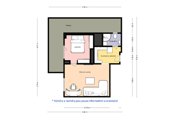 Prodej bytu 2+kk v osobním vlastnictví 67 m², Praha 4 - Michle