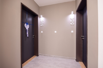 Chodba a vstup do bytu - Prodej bytu 1+kk v družstevním vlastnictví 41 m², Praha 6 - Ruzyně