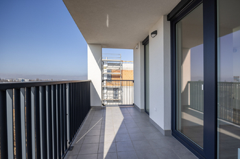 Lodžie s orientací na západ - Prodej bytu 1+kk v družstevním vlastnictví 41 m², Praha 6 - Ruzyně