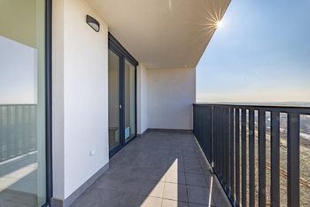 Lodžie s orientací na západ - Prodej bytu 1+kk v družstevním vlastnictví 41 m², Praha 6 - Ruzyně