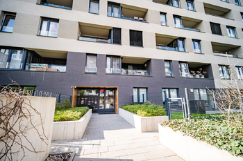 VCHOD DO DOMU PECHMANOVÝCH  - Pronájem bytu 3+kk v osobním vlastnictví 147 m², Praha 9 - Vysočany