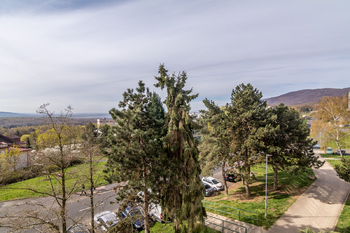 Výhled z lodžie - Prodej bytu 4+1 v družstevním vlastnictví 79 m², Litvínov