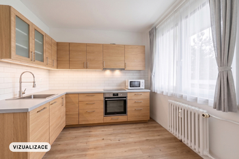 Vizualizace - Prodej bytu 4+1 v družstevním vlastnictví 79 m², Litvínov