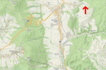 Prodej pozemku 1745 m², Červená Voda