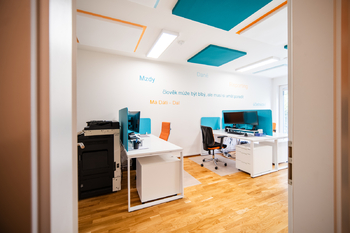 OPEN SPACE / HLAVNÍ KANCELÁŘ - Pronájem kancelářských prostor 91 m², Praha 9 - Vysočany