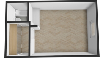 Pronájem bytu 1+kk v osobním vlastnictví 26 m², Příbram