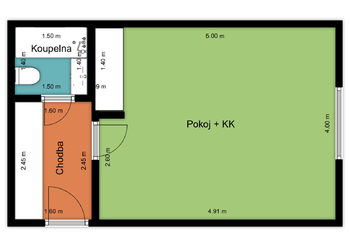 Pronájem bytu 1+kk v osobním vlastnictví 26 m², Příbram
