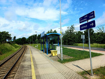 Zastávka Cheb Skalka. - Prodej chaty / chalupy 76 m², Cheb