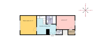 Pronájem bytu 2+kk v osobním vlastnictví 45 m², Praha 6 - Bubeneč