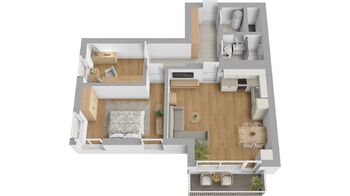 Pronájem bytu 3+kk v osobním vlastnictví 62 m², Jesenice