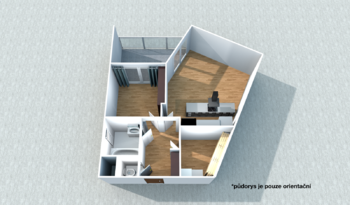 Pronájem bytu 2+kk v osobním vlastnictví 72 m², Olomouc