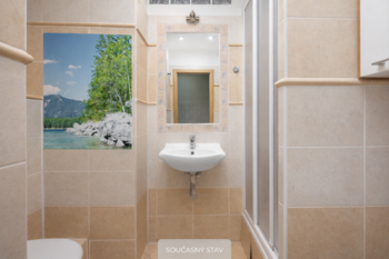 Současný stav - Prodej bytu 2+1 v osobním vlastnictví 52 m², Praha 9 - Libeň