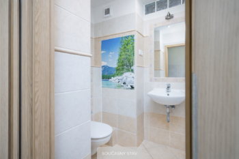 Současný stav - Prodej bytu 2+1 v osobním vlastnictví 52 m², Praha 9 - Libeň