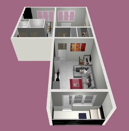 Pronájem bytu 2+1 v osobním vlastnictví 64 m², Ostrava