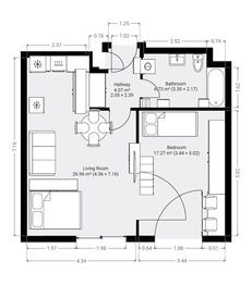 Pronájem bytu 2+kk v osobním vlastnictví 55 m², Praha 7 - Holešovice