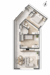 Prodej bytu 3+kk v osobním vlastnictví 86 m², Humpolec