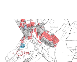 Prodej pozemku 10754 m², Borová Lada