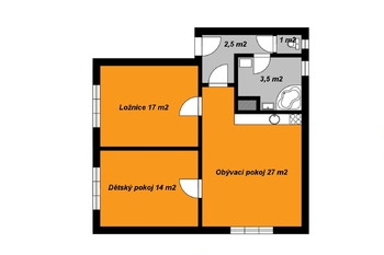 Prodej bytu 3+kk v osobním vlastnictví 75 m², Kolín