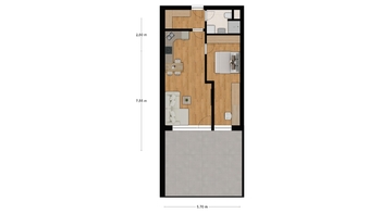 Prodej bytu 2+kk v osobním vlastnictví 56 m², Kyjov