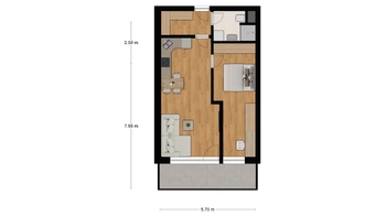 Prodej bytu 2+kk v osobním vlastnictví 56 m², Kyjov