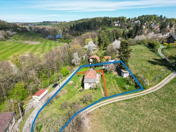 Možnost rozdělení pozemku - Prodej pozemku 2100 m², Mnichovice