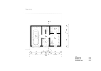 půdorys suterénu - Prodej pozemku 600 m², Sušice