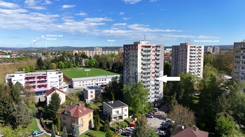 umístění bytu - Pronájem bytu 1+1 v osobním vlastnictví 49 m², České Budějovice