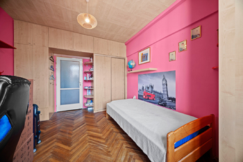 Ložnice 2 - Prodej bytu 2+1 v osobním vlastnictví 69 m², Praha 3 - Žižkov