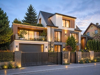 Vizualizace domu po možné přestavbě - Prodej domu 272 m², Praha 9 - Hloubětín