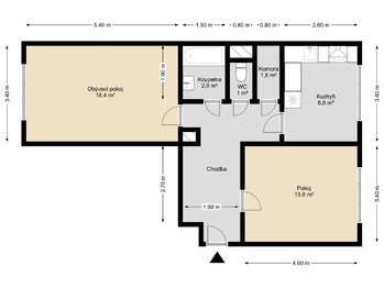 Prodej bytu 2+1 v osobním vlastnictví 60 m², Plzeň