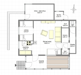 Prodej chaty / chalupy 47 m², Popůvky