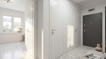 vizualizace chodby - Prodej bytu 2+1 v osobním vlastnictví 71 m², Praha 8 - Troja