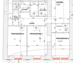 Pronájem kancelářských prostor 51 m², Kroměříž