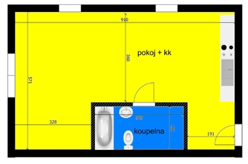 Pronájem bytu 1+kk v osobním vlastnictví 53 m², Poděbrady