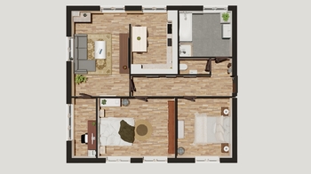Prodej bytu 3+1 v osobním vlastnictví 74 m², Jeseník nad Odrou