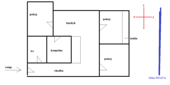 Pronájem bytu 3+1 v osobním vlastnictví 65 m², Strakonice